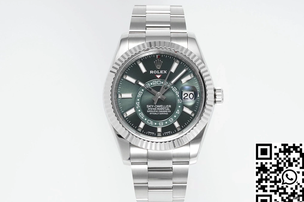 Factory Dial ZF Rolex M336934-0001 DWELLER SKY Green 0113